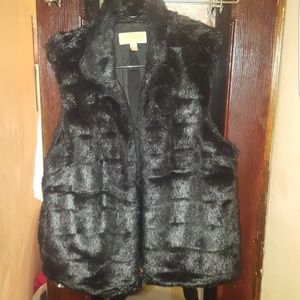Brand New Michael Kors Mink Faux Fur Vest